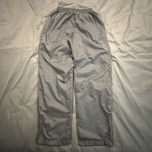 Vintage Nike Track Pants Windbreaker Lined Mens M Gray Baggy Y2K 00s Warm Up